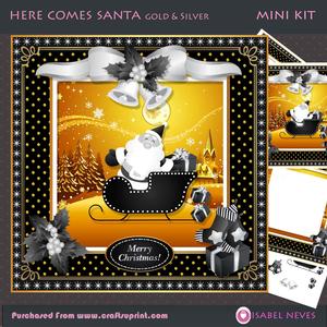 Here Comes Santa ~ Gold