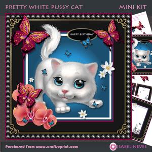 Pretty White Pussy Cat