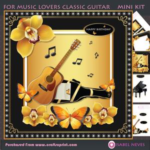 Music Lovers Classic Guitar Birthday