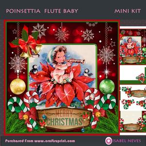 Poinsettia Flute Baby