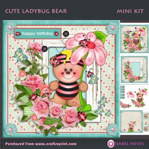 Cute Lady Bug Bear