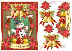 A Golden Top Hat Snowman