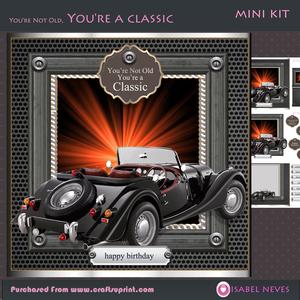 You're Not Old, You're a Classic (black)