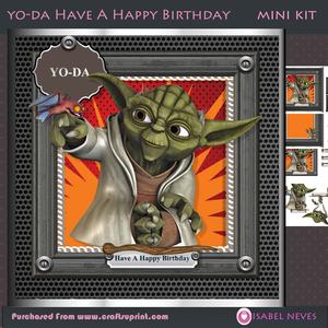 Yo-da Have a Happy Birthday Mini Kit