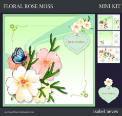 Floral Rose Moss