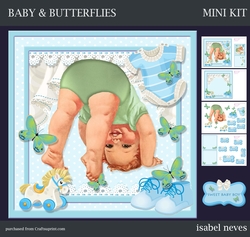 Baby and Butterflies