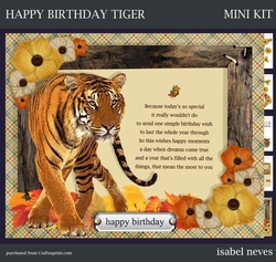 Happy Birthday Tiger