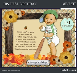 His First Birthday