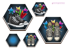 Retro Sneekers Topper