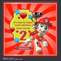Its Paw-Ty Time - Birthday 2