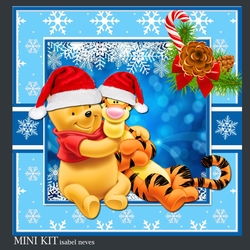 Christmas Pooh and Tigger