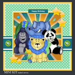 Cute Animals and Stars