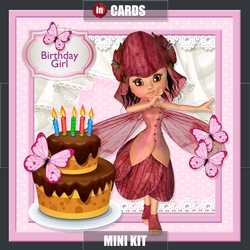 Flower Fairy Birthday Girl