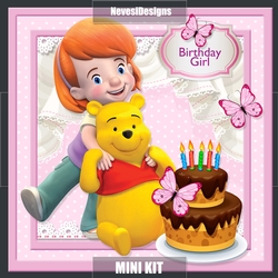 Pooh And Darby Birthday Girl