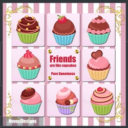 Friends are like cupcakes