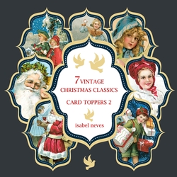 7 Vintage Christmas Classics Card Toppers 2