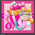 Birthday Fairy Mermaid Princess 3
