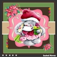Cute Christmas Bunny 2