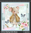 A Sweet Spring Little Mouse