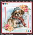 Cute Winter Puppy
