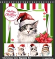 Christmas Cat Toppers Collection Set