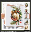 Deck The Halls Card Topper Set
