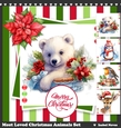 Most Loved Christmas Animals Toppers Set
