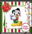 Mickey And Friend Christmas Toppers Set