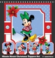 Minnie Mouse Christmas Toppers Set