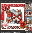 Jolly Santa Card & Toppers Set