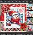 Little Bird Christmas Tweets Card & Toppers Set