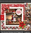 Your Sweetest Christmas Card & Toppers Set