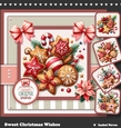 Sweet Christmas Wishes Card & Toppers Set