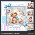 Little Spring Bear Card & Toppers Set