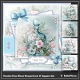 Powder Blue Female Card & Toppers Set