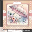 Umbrella, Flowers And Butterflies 5