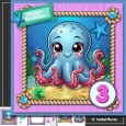 Little Octopus Under The Sea Birthday 1 to 6