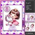 Unicorn Hug Birthday ~ Age 1 to 8