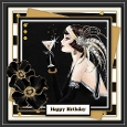Deco Glam Birthday Wishes