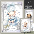  Set of 3 ~ Baby Boy Teddy