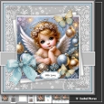 7x7 Sweetest Christmas Bauble Angel