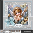 6x6 Sweetest Christmas Bauble Angel