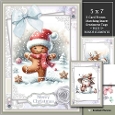  Set of 3 ~ Jolly Christmas Wishes Mini Kit