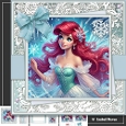 6x6 Princess Ariel Magical Christmas Wishes