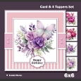 Set of 4 ~ Summer Blooms 2