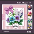 Set of 4 ~ Beautiful Blooms