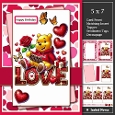 5x7 ~ Winnie Full Of Love For You