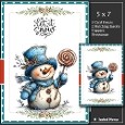 Set Of 2 ~ Snowy Christmas 4