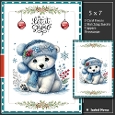 Set Of 2 ~ Snowy Christmas 5