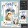 5x7 ~ Set Of 3 Christmas Nativity Scenes 2